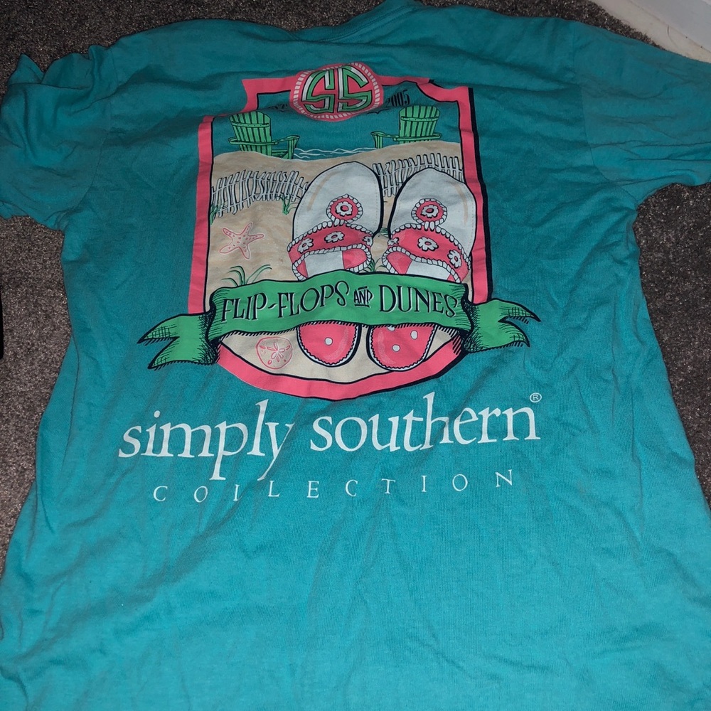 Blue simply southern T-shirt
